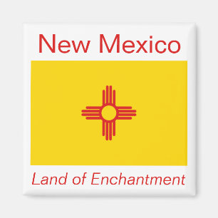 Imán de la bandera de New México
