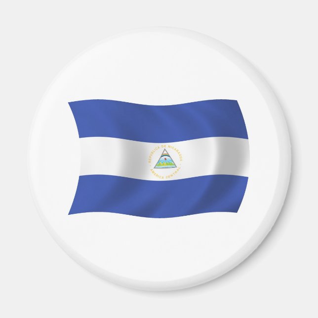 Imán de la Bandera de Nicaragua (Frente)