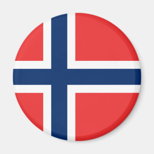 Imán de la bandera de Noruega