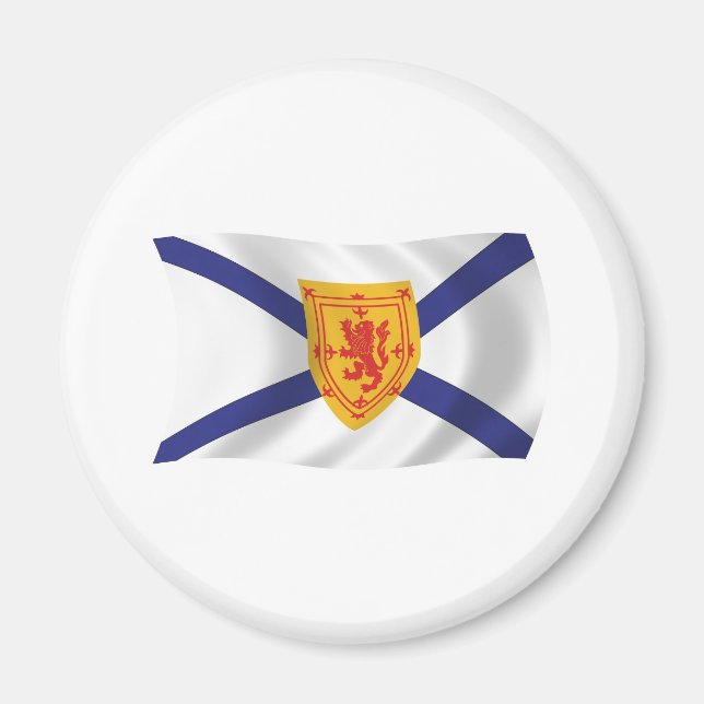 Imán de la bandera de Nueva Escocia (Frente)