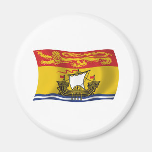 Imán de la bandera de Nuevo Brunswick