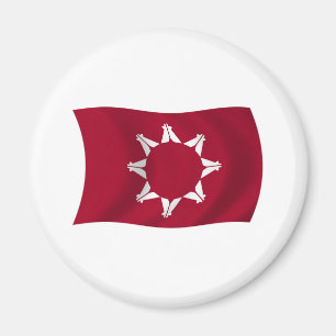 Imán de la bandera de Oglala Lakota