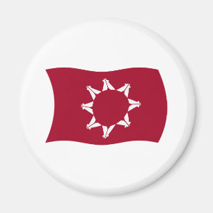 Imán de la bandera de Oglala Lakota