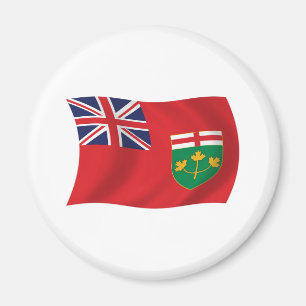 Imán de la bandera de Ontario