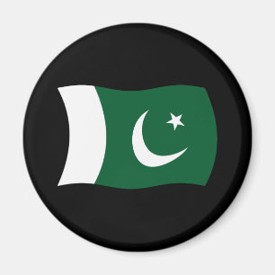 Imán de la bandera de Pakistán