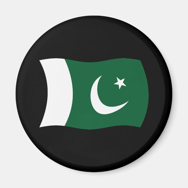Imán de la bandera de Pakistán (Frente)