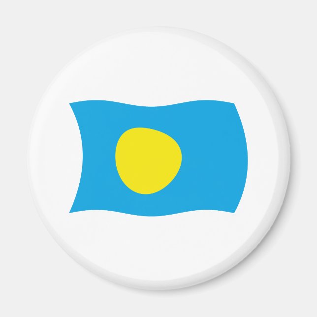 Imán de la bandera de Palaos (Frente)