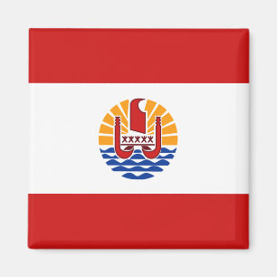Imán de la bandera de Polinesia francesa