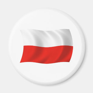 Imán de la bandera de Polonia