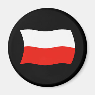 Imán de la bandera de Polonia