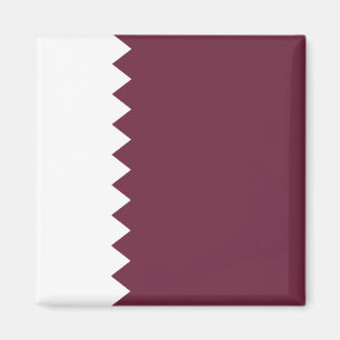 Imán de la bandera de Qatar