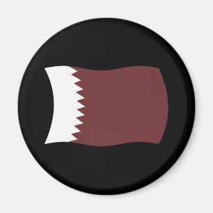 Imán de la bandera de Qatar