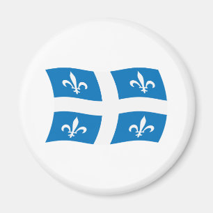 Imán de la bandera de Quebec