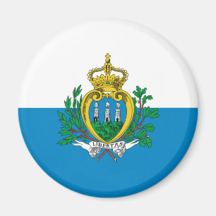 Imán de la bandera de San Marino