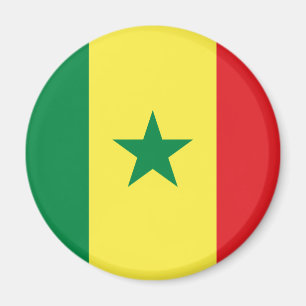 Imán de la bandera de Senegal