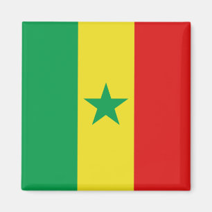 Imán de la bandera de Senegal