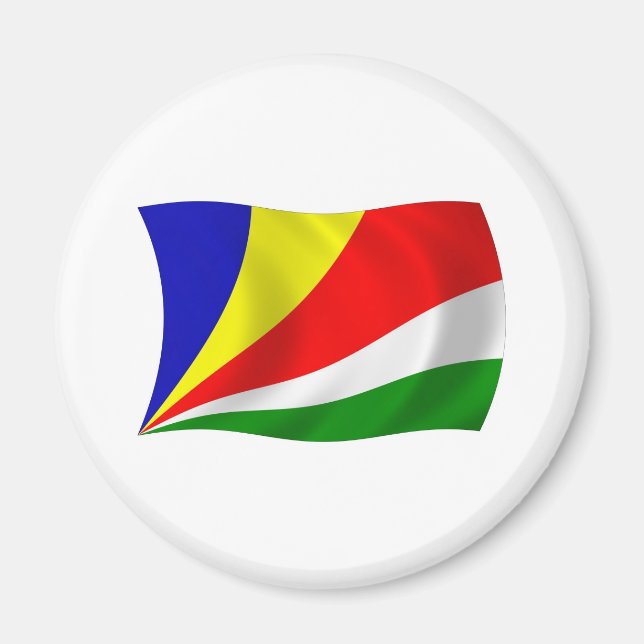 Imán de la bandera de Seychelles (Frente)