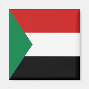 Imán de la bandera de Sudán