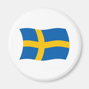 Imán de la bandera de Suecia