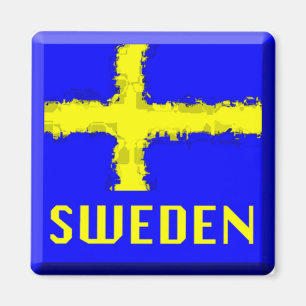Imán de la BANDERA de SUECIA