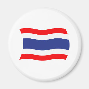 Imán de la bandera de Tailandia