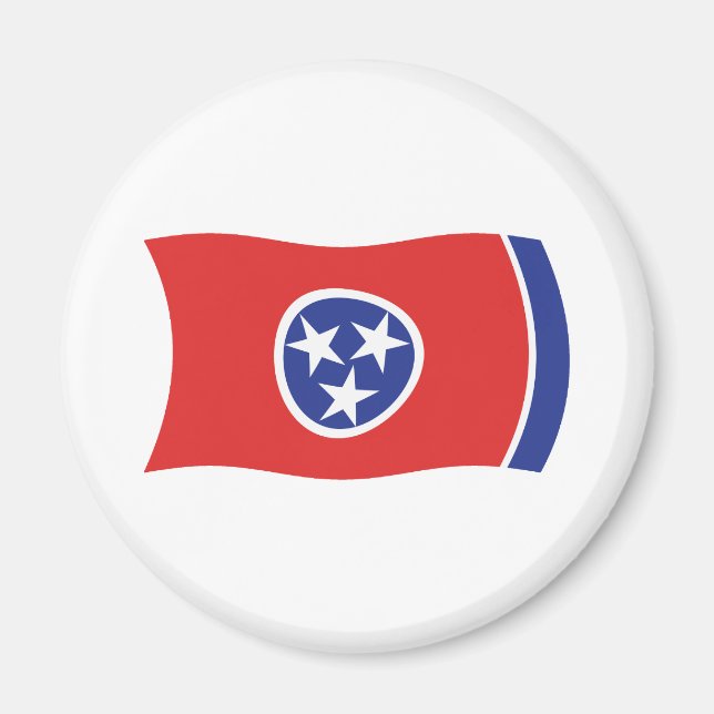 Imán de la bandera de Tennessee (Frente)