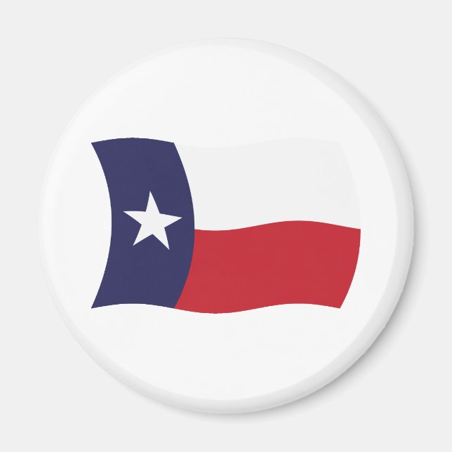 Imán de la bandera de Texas (Frente)