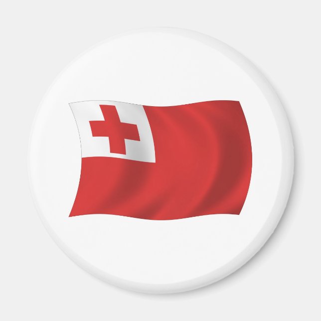 Imán de la bandera de Tonga (Frente)