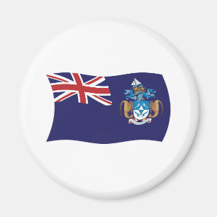 Imán de la bandera de Tristan Da Cunha