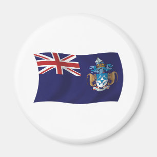 Imán de la bandera de Tristan Da Cunha