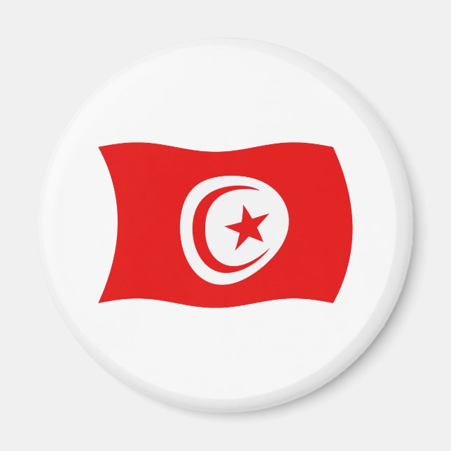 Imán de la bandera de Túnez (Frente)