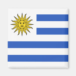 Imán de la bandera de Uruguay
