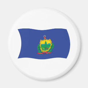 Imán de la bandera de Vermont