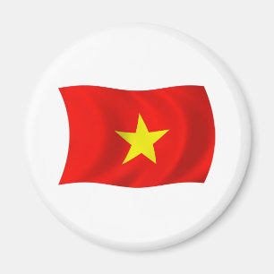 Imán de la bandera de Vietnam