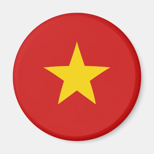 Imán de la bandera de Vietnam (Frente)