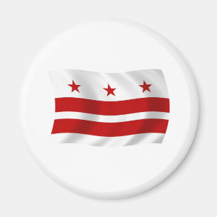 Imán de la bandera de Washington D.C.
