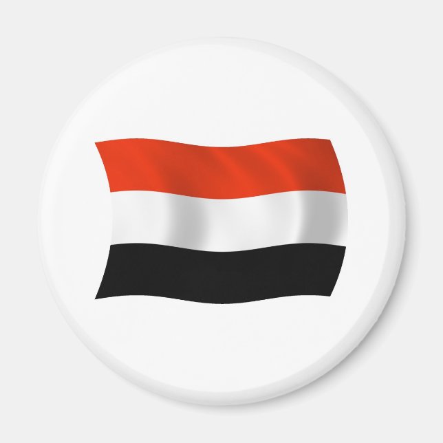 Imán de la bandera de Yemen (Frente)