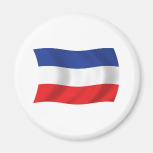Imán de la bandera de Yugoslavia