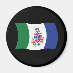 Imán de la bandera de Yukon