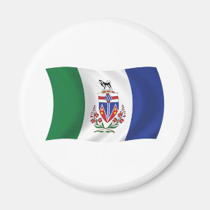 Imán de la bandera de Yukon