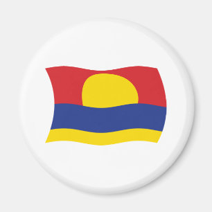 Imán de la bandera del atolón de Palmyra