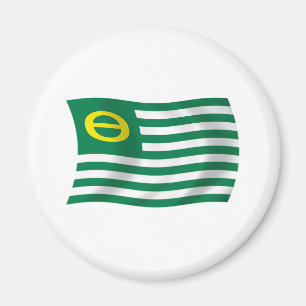 Imán de la Bandera del Movimiento Ecologista