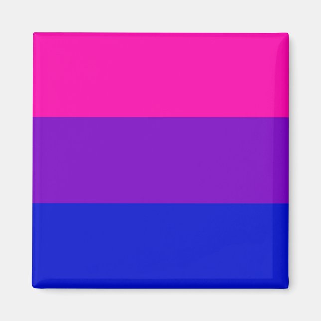 imán de la bandera del orgullo de Bi (Frente)