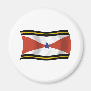 Imán de la bandera del pueblo Akha