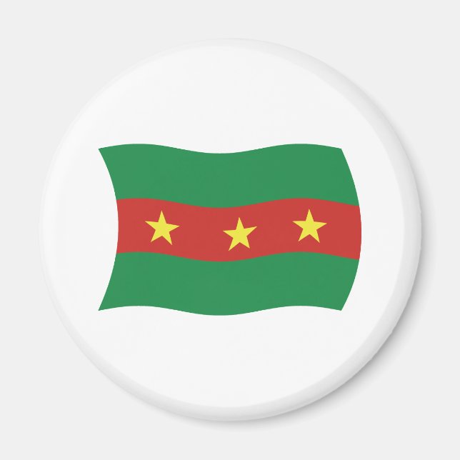 Imán de la Bandera del Pueblo Ewe (Frente)