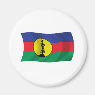 Imán de la bandera del pueblo Kanak
