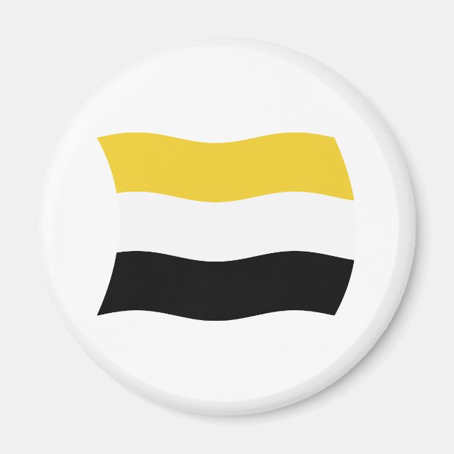 Imán de la Bandera Garifuna (Frente)