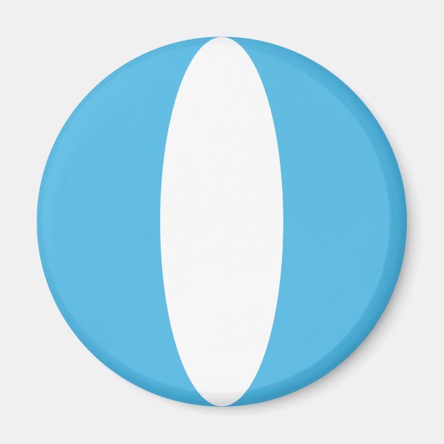 Imán de la bandera guatemalteca (Frente)