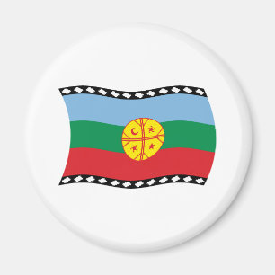 Imán de la Bandera Mapuche