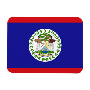 Imán de la Bandera Patriótica de Belice